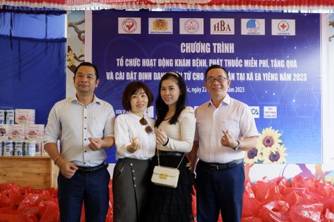 Chương trình thiện nguyện: Khám chữa bệnh phát thuốc miễn phí, tặng quà cho người dân xã Ea Yiêng, Đắk Lắk