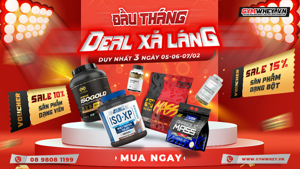 ƯU ĐÃI SẬP SÀN – GIẢM OANH TẠC 15% SẢN PHẨM DẠNG VIÊN & 10% SẢN PHẨM DẠNG BỘT TRONG 3 NGÀY 05,06,07/02/2023