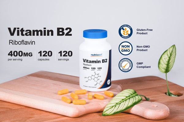 Nutricost Vitamin B2 (120 Viên)