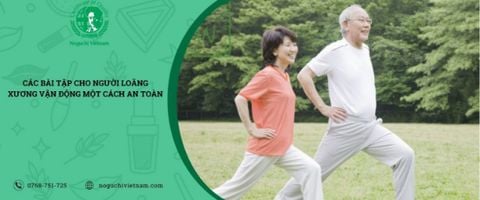Các bài tập cho người loãng xương vận động một cách an toàn