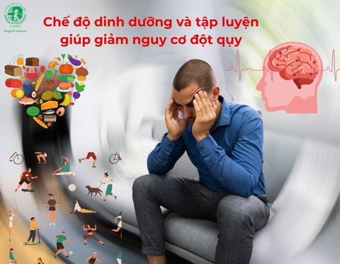 Chế độ dinh dưỡng và tập luyện giúp giảm nguy cơ đột qụy