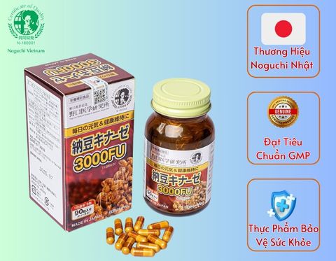 Viên Uống Phòng Chống Đột Quỵ Nattokinase 3000FU Noguchi Nhật Bản