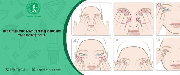 bài tập cho mắt cận thị