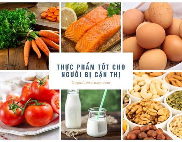 Thực Phẩm Tốt Cho Mắt Người Bị Cận Thị