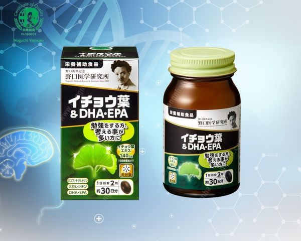 Viên uống bổ não DHA & EPA Noguchi Gingko 60 viên