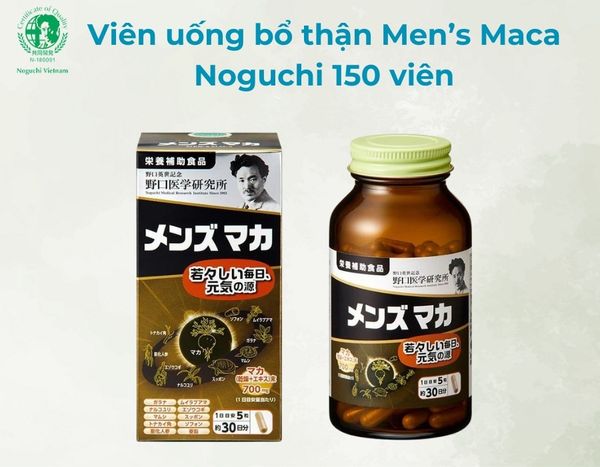 Viên uống bổ thận Men’s Maca Noguchi 150 viên