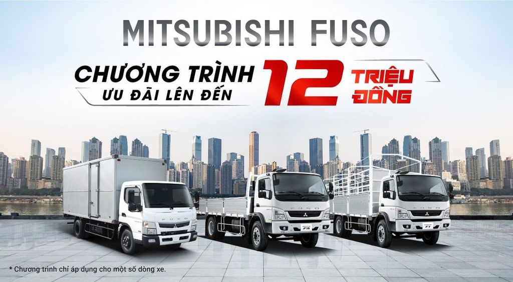 ưu đãi xe tải Mitsubishi Fuso Tháng 2