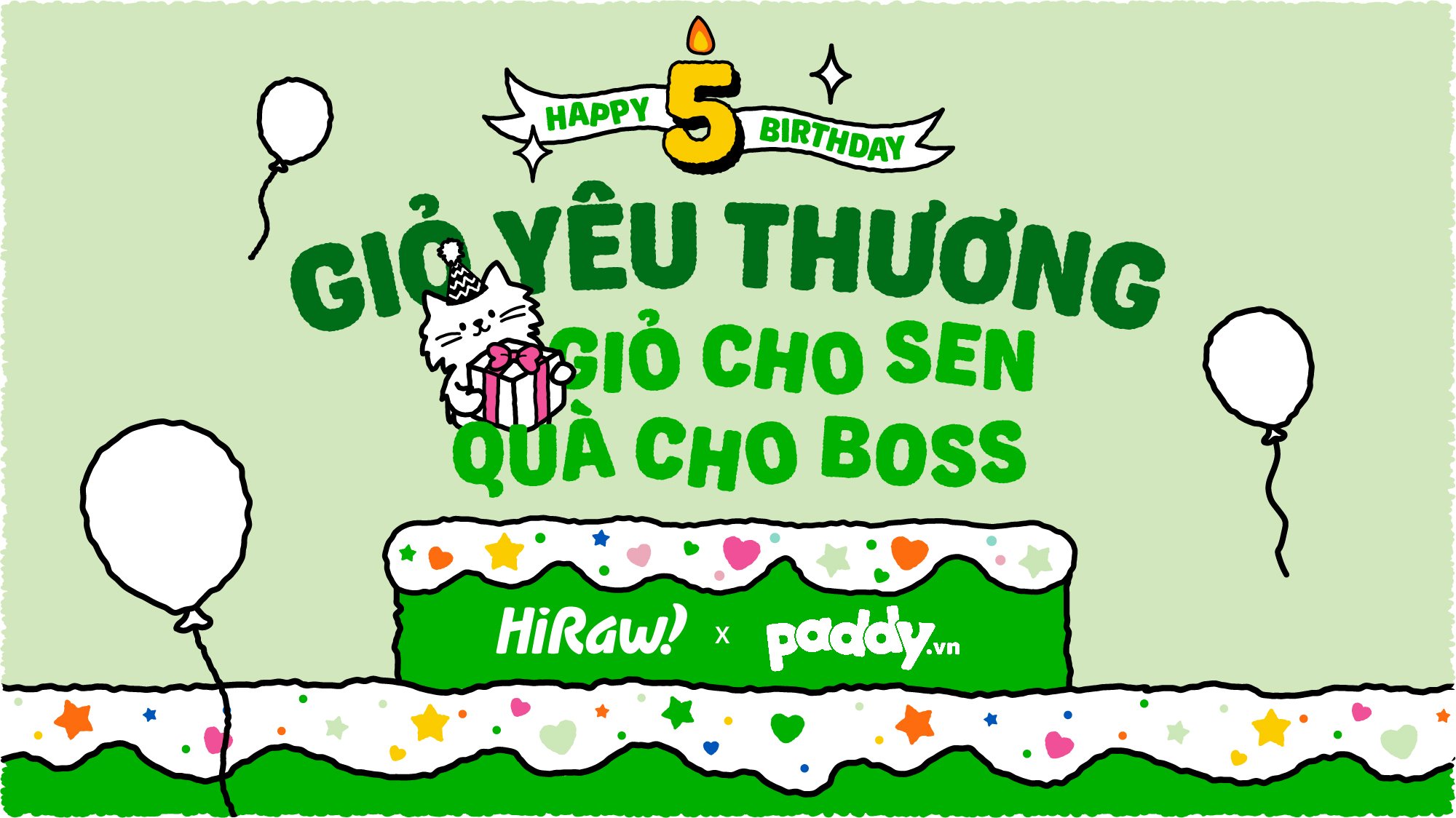 HI RAW! LÊN 5 GẤP ĐÔI YÊU THƯƠNG: GIỎ CHO SEN - QUÀ CHO BOSS – Hi Raw!