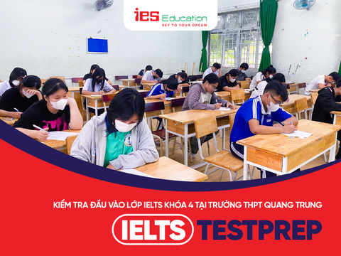 🎓 KHỞI ĐỘNG KHÓA 4 – KIỂM TRA NĂNG LỰC IELTS TẠI TRƯỜNG THPT QUANG TRUNG