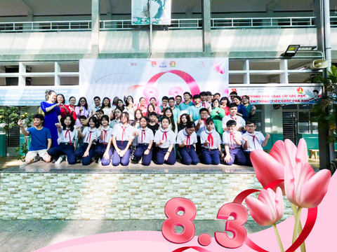 ️IES ĐỒNG HÀNH CÙNG TRƯỜNG THCS NGUYỄN TRI PHƯƠNG - QUẬN 10 CHÀO MỪNG NGÀY QUỐC TẾ PHỤ NỮ 8/3!