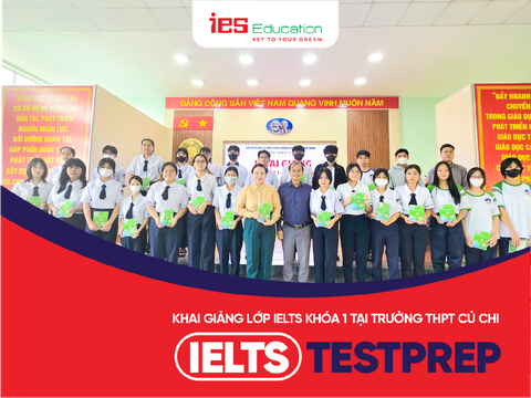 KHAI GIẢNG KHÓA 1 – CHƯƠNG TRÌNH IELTS TẠI THPT CỦ CHI 🎉