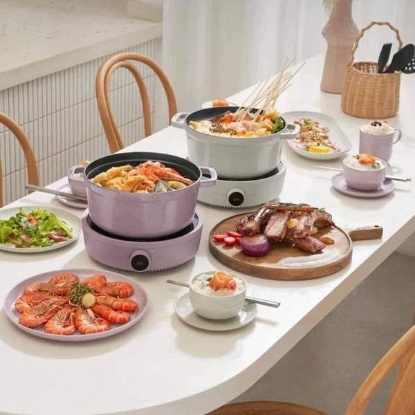 Bộ bếp từ nồi gang 24cm Staub
