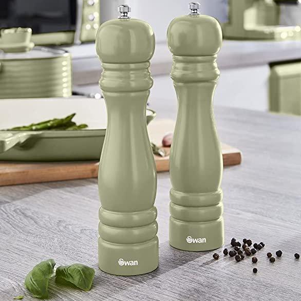 Bộ 2 xay tiêu muối Swan xanh siêu xinh