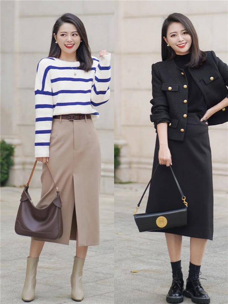 Đây chính là mẫu chân váy hack chiều cao đỉnh nhất mùa lạnh