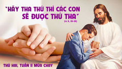 Suy Niệm Lời Chúa Thứ Hai Tuần II Mùa Chay Năm C