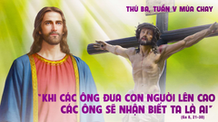 Suy Niệm Lời Chúa Thứ Ba Tuần V Mùa Chay Năm C