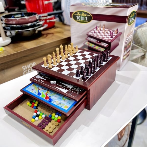 Cách chơi bộ trò chơi En Bois Jeux 10in1