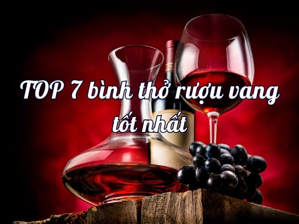 TOP 7 bình thở rượu, bình rót rượu vang tốt nhất – Tạo Hương Vị Hoàn Hảo Cho Mọi Loại Rượu (Update 2025)