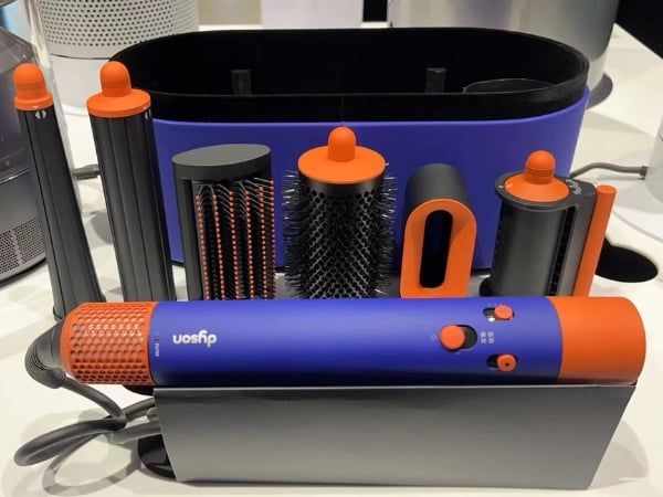Máy tạo kiểu tóc Dyson Airwrap iD HS08 Curly Coily màu Vinca Blue Tạo kiểu tóc xoăn hoàn hảo.