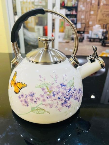 Ấm đun bếp từ thổi sáo Lenox Butterfly Meadow 1.89 lít Thiết Kế Chất Lượng