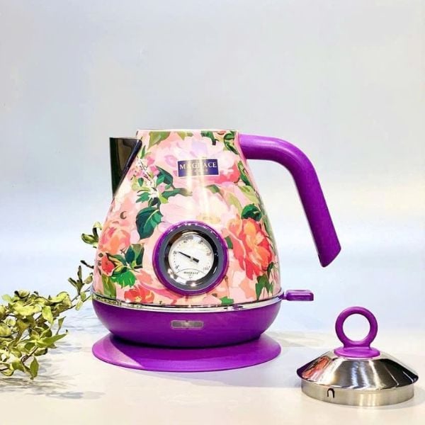 Ấm siêu tốc Magrace Paris 1.7L 1850W - Ấm điện cổ điển chất liệu bằng thép không gỉ 304
