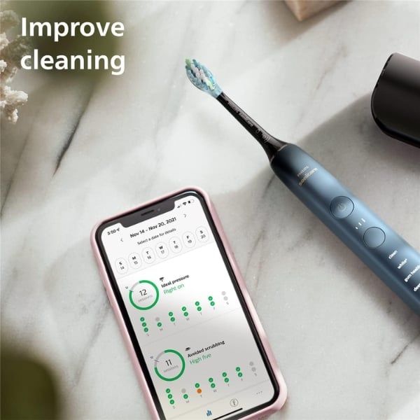 Bàn chải đánh răng điện Philips Sonicare DiamondClean 9000 Series Trải nghiệm đánh răng cao cấp