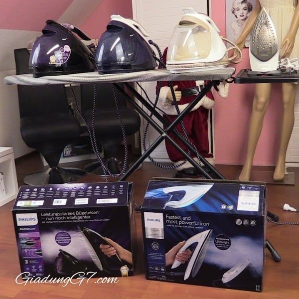 Bàn là hơi nước Philips GC9675/80 Hơi nước mạnh mẽ để loại bỏ nếp nhăn tối ưu