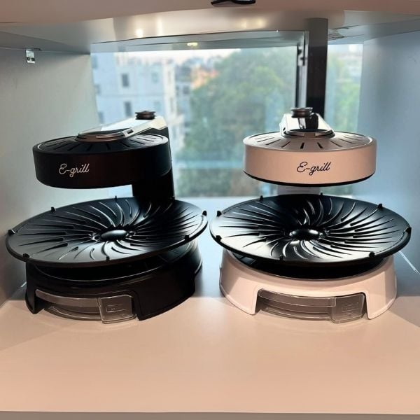 Bếp nướng không khói E-Grill - Đức (Màu đen/trắng) - Bản cơ/ Điện tử