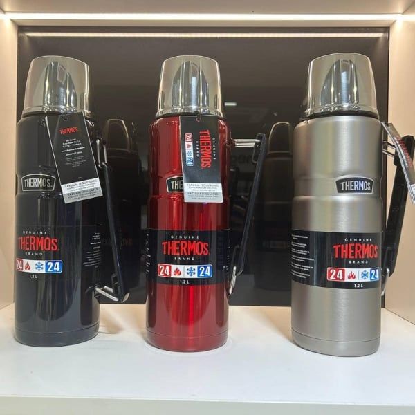 Bình giữ nhiệt Thermos SK2010 24h 1,2L - Công nghệ cách nhiệt chân không giữ nhiệt giúp giữ nhiệt độ tối đa dù nóng hay lạnh