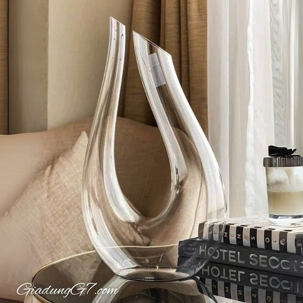 Bình lắc chữ U Rona 33cm - Bình thở rượu vang cao cấp Nhập khẩu chính hãng từ châu Âu