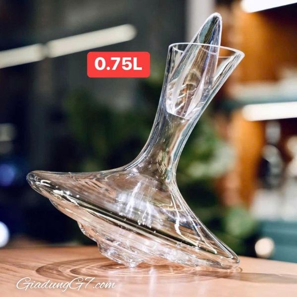 Bình Thở Rượu Peugeot Variation 230159 0.75L Có thể đặt thẳng đứng hoặc nghiêng để tăng bề mặt tiếp xúc của rượu