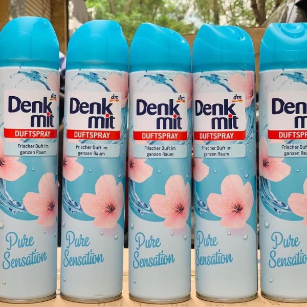 Bình xịt thơm phòng Denkmit 300ml Hương Thơm Tự Nhiên, Dễ Chịu