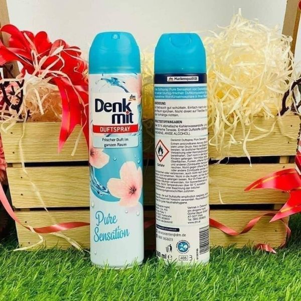 Bình xịt thơm phòng Denkmit 300ml Hương Thơm Tự Nhiên, Dễ Chịu