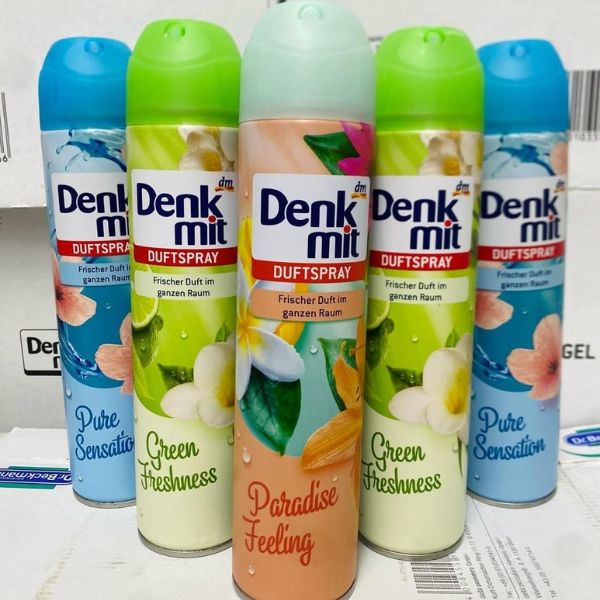 Bình xịt thơm phòng Denkmit 300ml Hương Thơm Tự Nhiên, Dễ Chịu