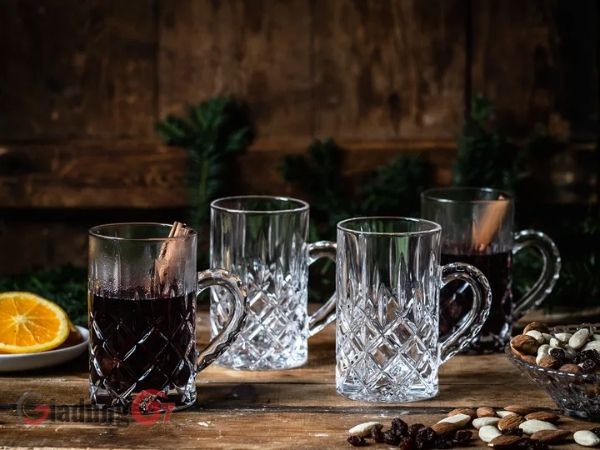 Những chiếc ly Nachtmann Teeglas thuộc dòng NOBLESSE cũng tạo điểm nhấn rực rỡ khi trình bày cho những ly trà ngon