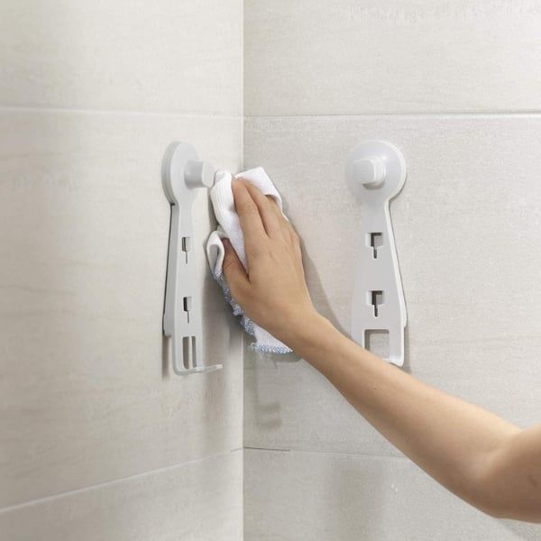 Bộ 2 Kệ Để Đồ Nhà Tắm Gắn Tường Joseph Joseph 70550 EasyStore Thiết Kế Tiện Lợi, Lắp Đặt Dễ Dàng