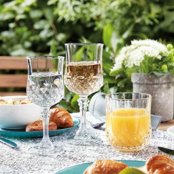 Bộ 6 ly pha lê Longchamp Crystal 250ml Chất liệu thủy tinh pha lê cao cấp và độ bền vượt trội