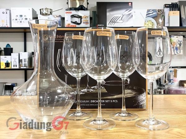 Bộ bình đựng rượu pha lê Nachtmann 93605 Vivendi Premium sử dụng cho rượu whisky và các loại đồ uống màu sắc khác