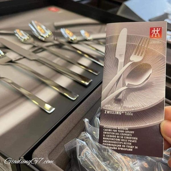 Bộ dao thìa dĩa Zwilling King 42 món Chất liệu cao cấp thép không gỉ 18/10
