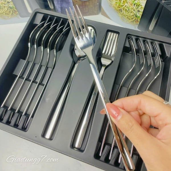Bộ dĩa thìa WMF cao cấp 12 món tinh tế, đơn giản, sang trọng, an toàn với sức khỏe gia đình.