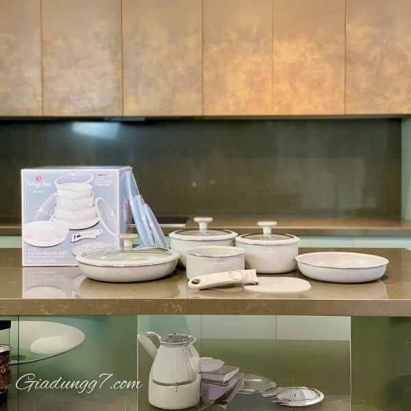Trọn bộ Bộ nồi 13 món Berlinger Haus BH/8420 - Sahara Collection