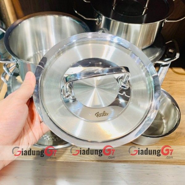 Bộ nồi Fissler Original Profi 6 món (4 nồi, 1 chảo, 1 quánh) Là dòng sản phẩm đắt nhất nhưng tốt nhất và bán chạy nhất của Fissler trên toàn thế giới!