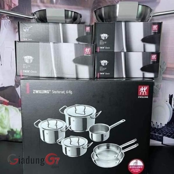 Bộ 6 nồi phù hợp với mọi loại bếp