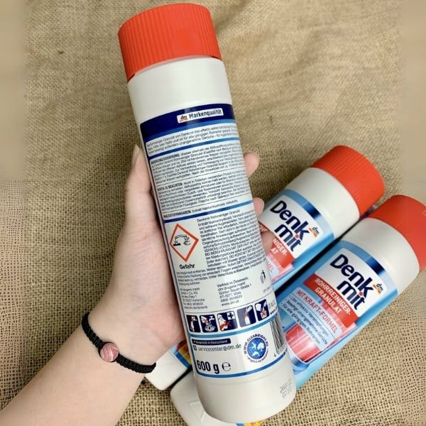 Bột thông tắc cống Denkmit 600g Khử Mùi Hôi, Diệt Khuẩn