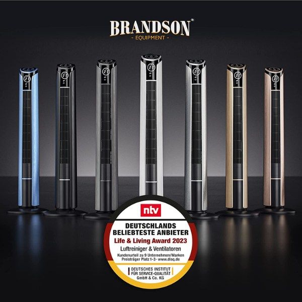 Quạt tháp Brandson 108cm có nhiều màu để bạn lựa chọn