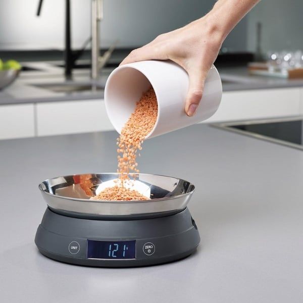 Cân nhà bếp điện tử Joseph Joseph 40054 Màn Hình LCD Dễ Đọc
