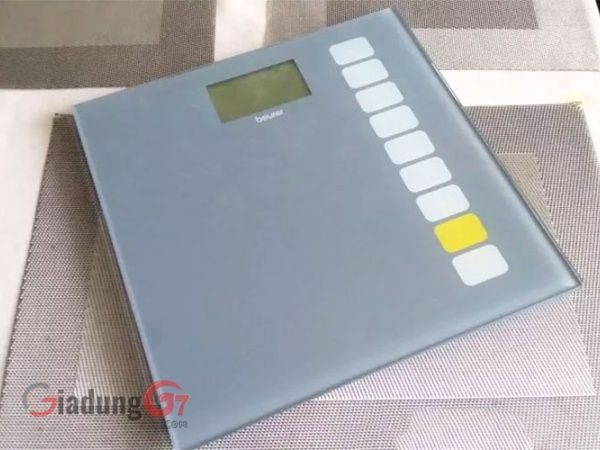 Cân sức khỏe điện tử Beurer GS205 có đèn báo quá tải thông minh và chức năng đặc biệt để tự động tắt máy