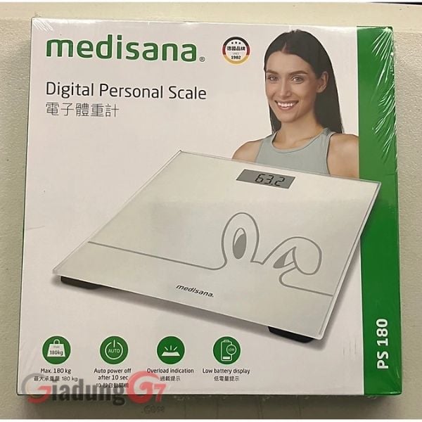 Hộp đựng Cân sức khỏe điện tử Medisana PS180
