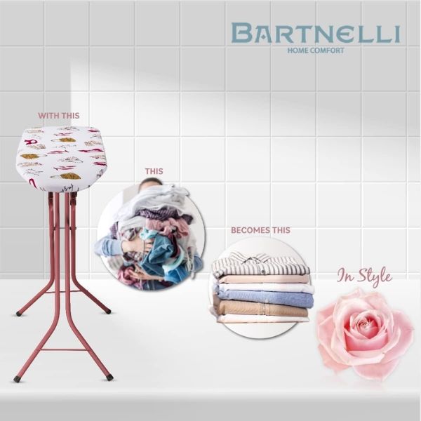 Cầu là chân cao Bartnelli Rorets Tấm Lót 4 Lớp Chịu Nhiệt – Bảo Vệ Vải, Ủi Mượt Mà