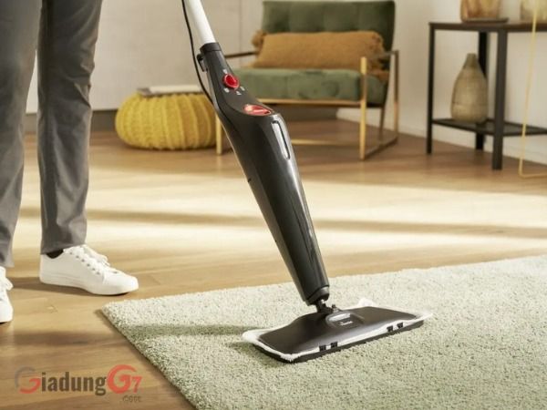 Cây lau nhà Vileda Steam Plus XXL sẵn sàng hoạt động sau 15 giây kể từ khi bật.